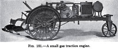 Small Gas Traction Engine 